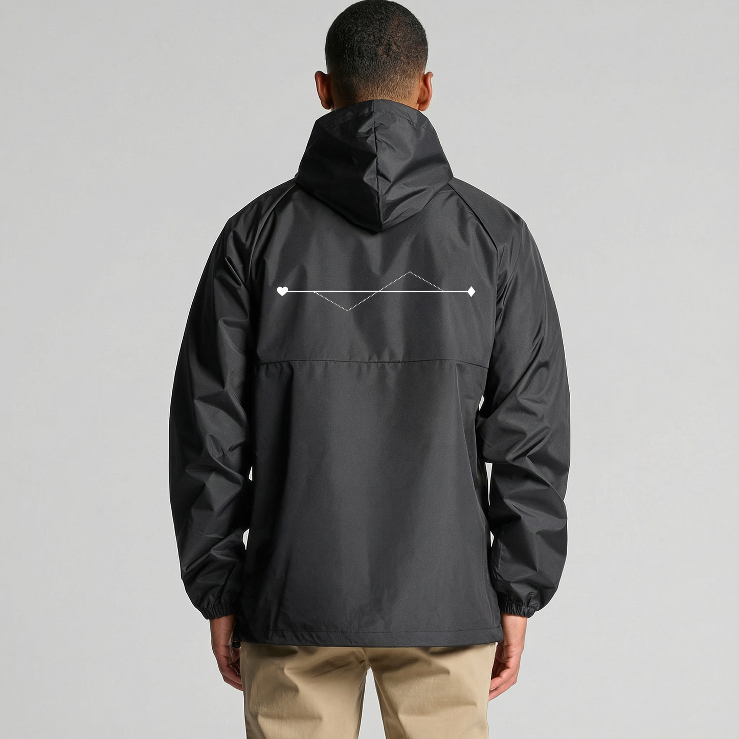 Poker Windbreaker - Lightweight Hooded Jacket for Players